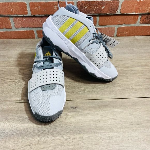 adidas Dame Basketball Shoe Men's Light Gray/Gold New without Box size 11 - Picture 7 of 16